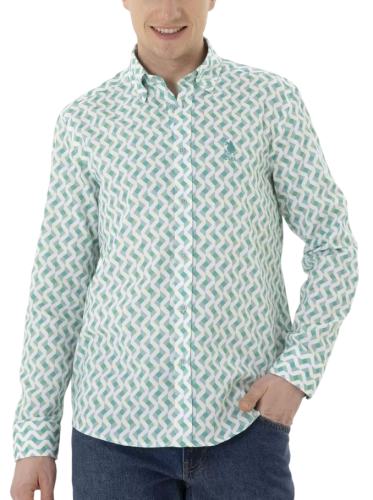 Фото Рубашка с длинным рукавом мужская