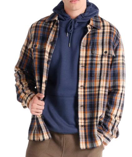 Фото Рубашка в клетку мужская