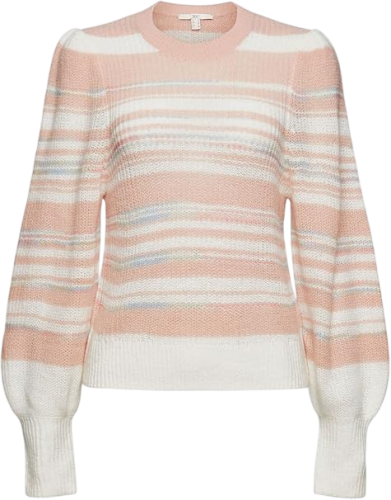 Фото Пуловер в полоску женский