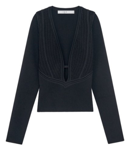 Фото Джемпер с вырезом женский