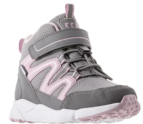 Ботинки на липучке для девочки / Серый / 34