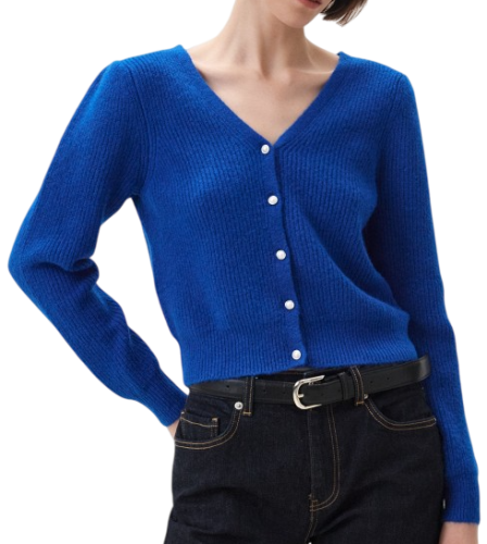 Фото Кардиган укороченный женский