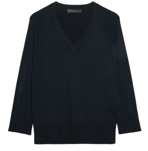 Фото Пуловер прямого кроя женский