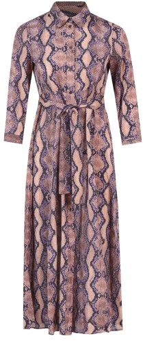 Фото Платье-рубашка из вискозы женское