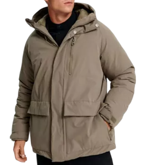 Куртка с капюшоном мужская / Бежевый / 52