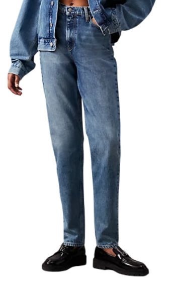 Джинсы зауженные женские / Голубой / 40