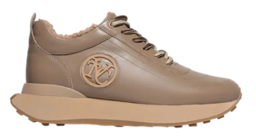 Фото Кроссовки кожаные женские