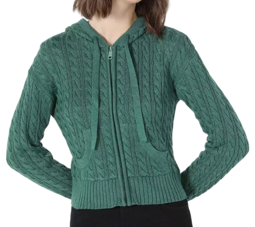 Фото Кардиган на молнии женский