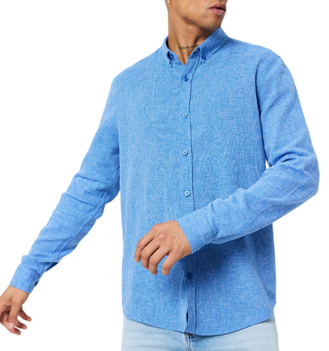 Фото Рубашка прямого кроя мужская