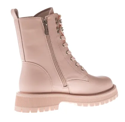 Ботинки кожаные женские / Розовый / 38