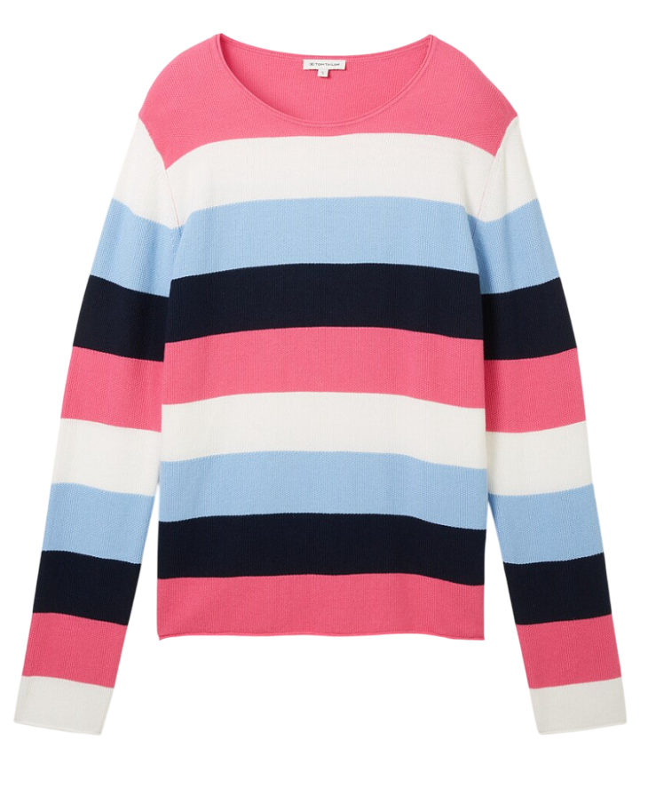 Джемпер в полоску женский