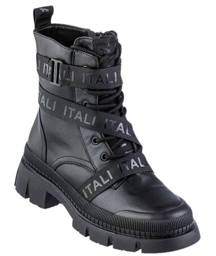 Фото Ботинки кожаные женские