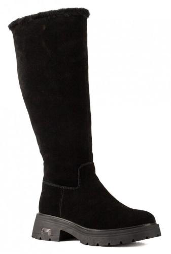 Фото Сапоги кожаные женские