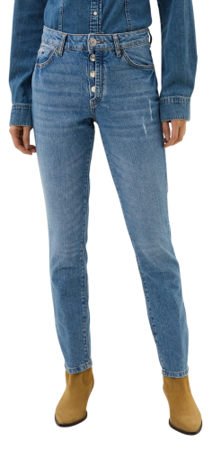 Фото Джинсы зауженные женские