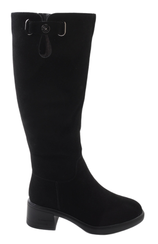 Фото Сапоги кожаные женские