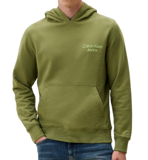 Худи с логотипом мужское / Хаки / 46