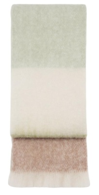 Шарф с шерстью женский / Зеленый / ONE SIZE