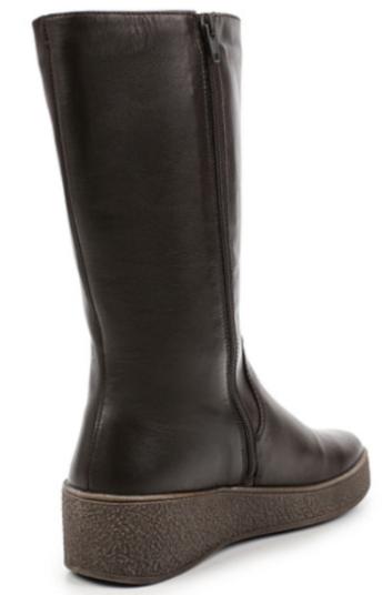 Сапоги из кожи женские  / Коричневый / 36