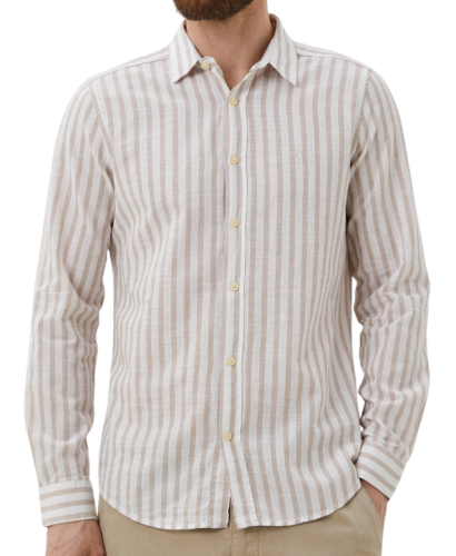 Фото Рубашка в полоску мужская