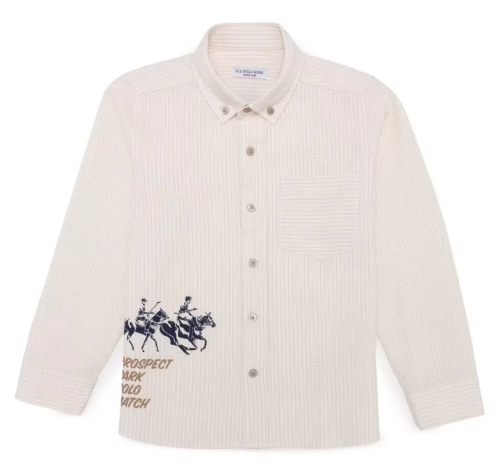 Фото Рубашка с принтом для мальчика