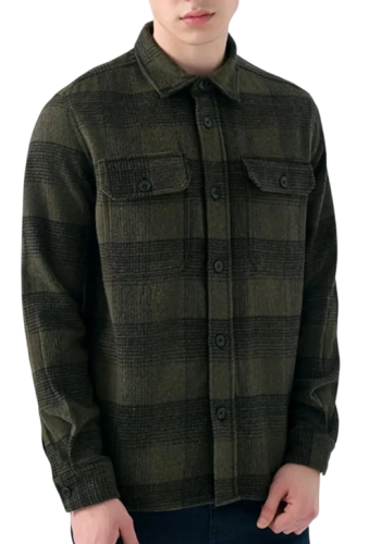 Фото Рубашка в клетку мужская