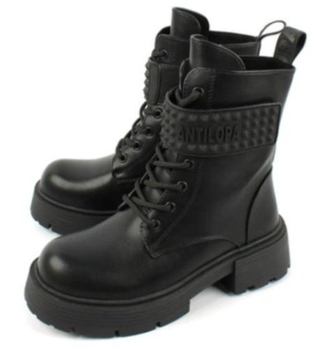 Фото Ботинки из экокожи для девочки