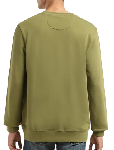 Cвитшот хлопковый мужской / Зеленый / 46