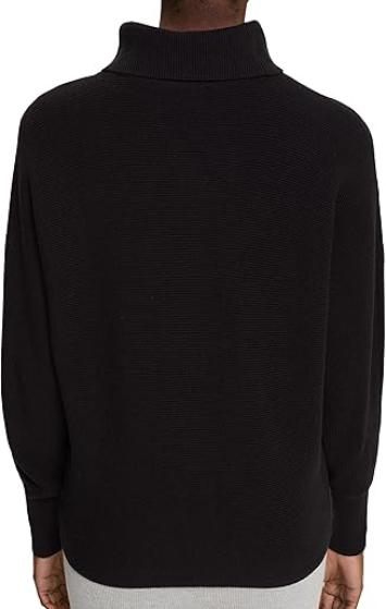 Свитер прямого кроя женский / Черный / 40