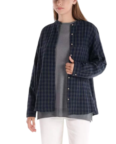 Фото Рубашка в клетку женская