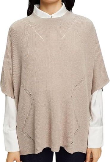 Джемпер свободного кроя женский / Бежевый / 44