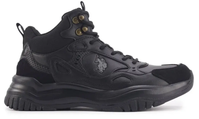 Ботинки спортивные мужские / Черный / 44