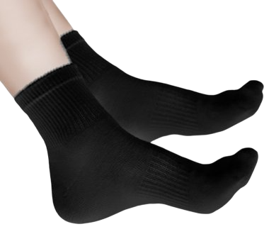 Носки с логотипом, 3 пары / Черный / 38-40