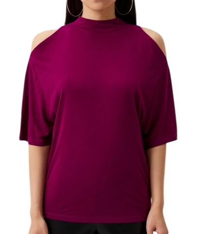 Фото Футболка с вырезами женская