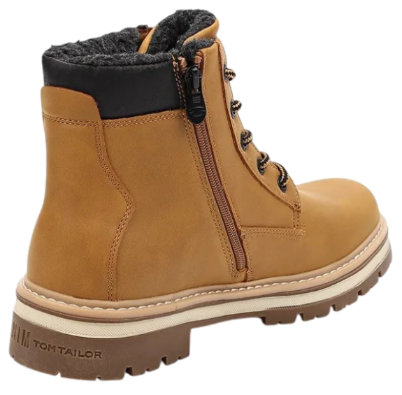 Ботинки с логотипом мужские / Коричневый / 43