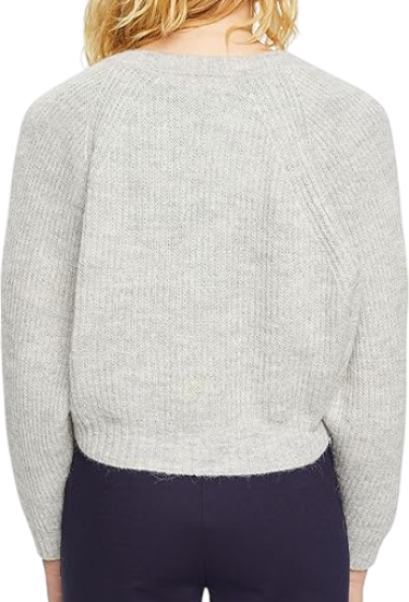 Кардиган укороченный женский / Серый / 48