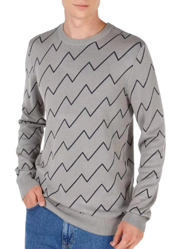 Фото Джемпер с принтом мужской