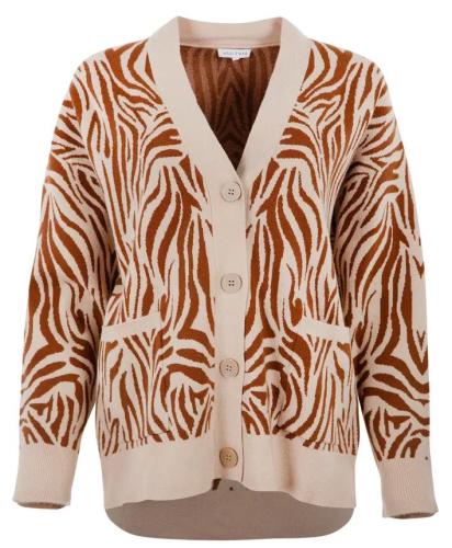 Фото Кардиган с принтом женский