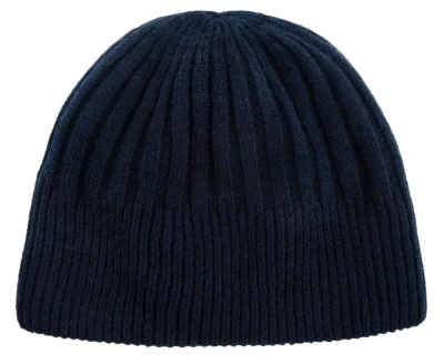 Шапка с шерстью мужская / Тёмно-синий / 58