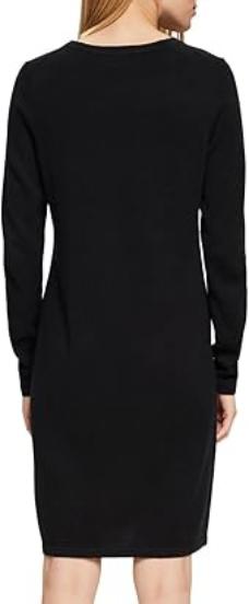 Платье с длинным рукавом женское / Черный / 46