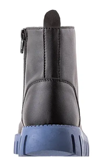 Полусапоги из экокожи для девочки / Черный / 35