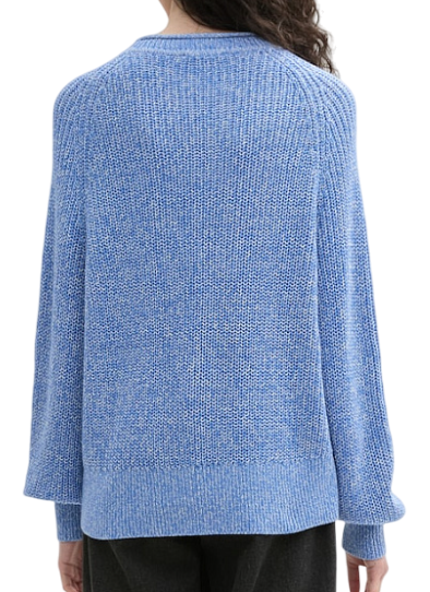 Джемпер прямого кроя женский / Синий / 46