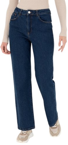 Фото Джинсы клеш женские