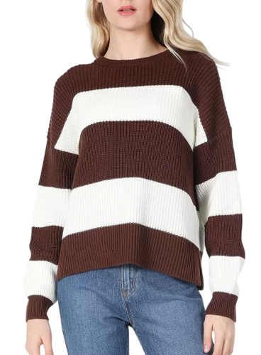 Фото Джемпер в полоску женский