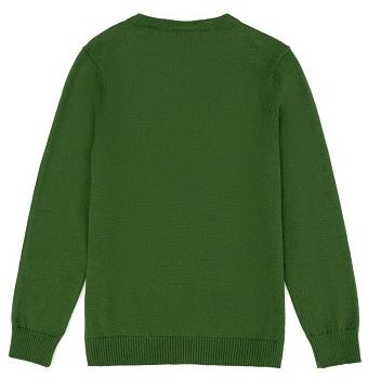 Джемпер базовый для мальчика / Зеленый / 134