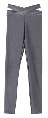 Фото Леггинсы с вырезом женские