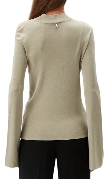 Водолазка с вырезом женская / Серый / 40