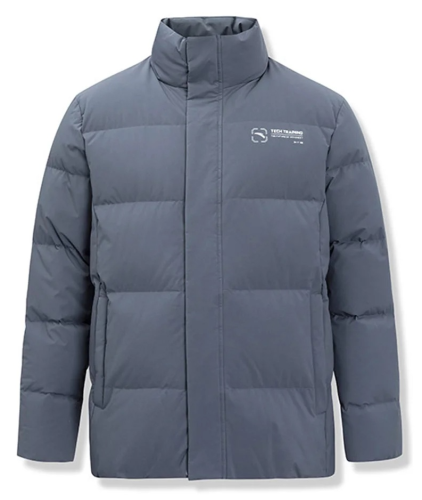 Фото Пуховик с логотипом мужской