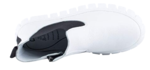 Сапоги из кожи для девочки / Белый / 37