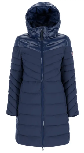 Фото Длинный женский пуховик