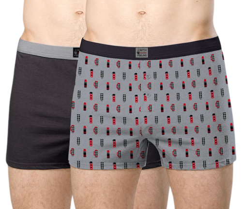 Фото Трусы с принтом мужские